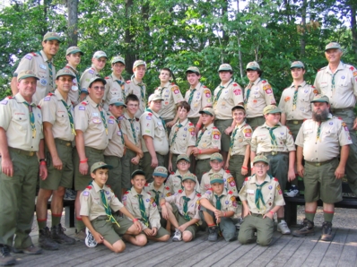 2005 Summer Camp group at Heritage Reservation